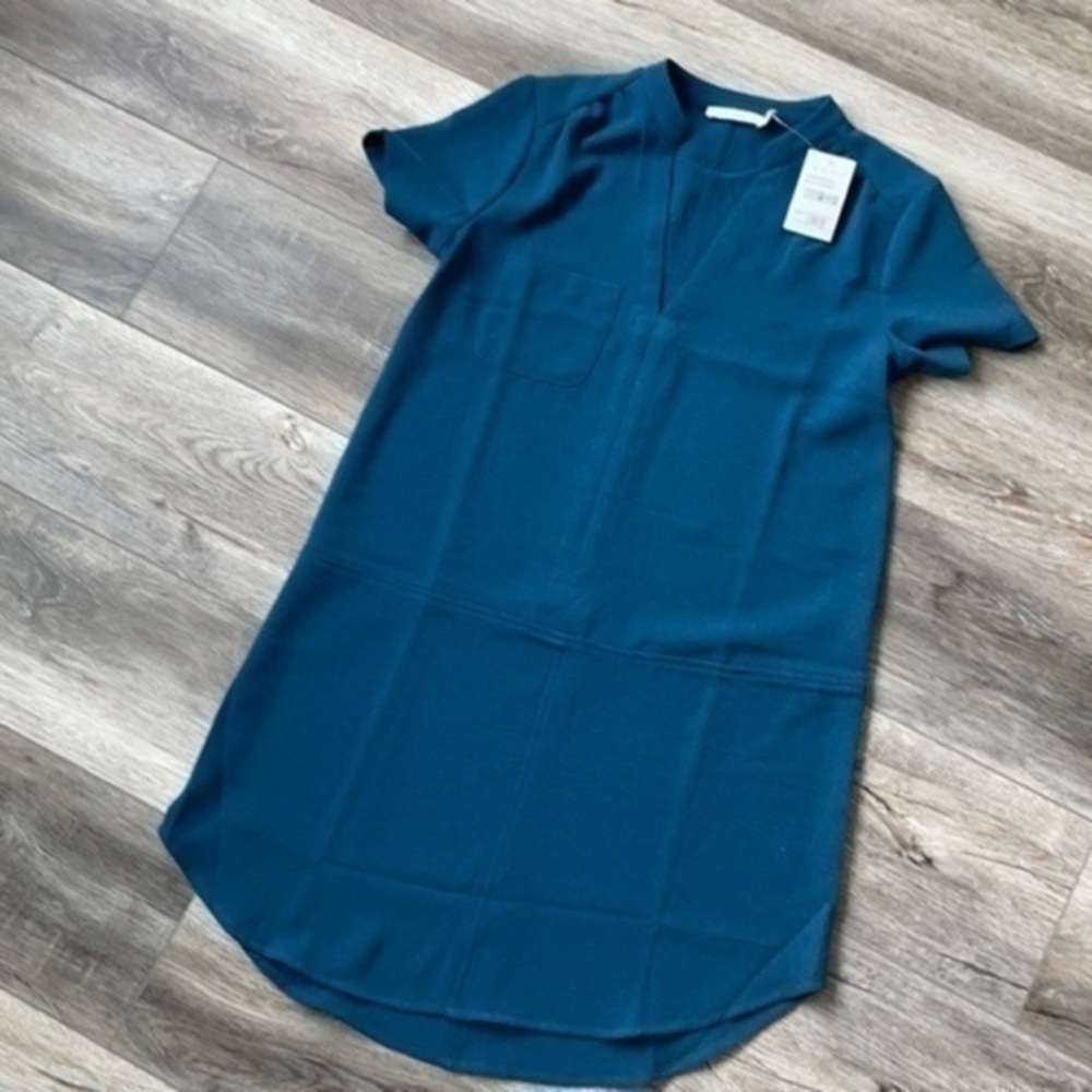 NWT lush dress extra small blue teal dress